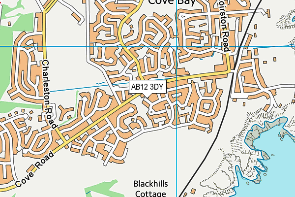 AB12 3DY map - OS VectorMap District (Ordnance Survey) AB12 3DY map - OS VectorMap District (Ordnance Survey)