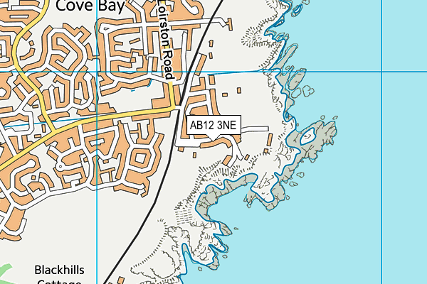 AB12 3NE map - OS VectorMap District (Ordnance Survey) AB12 3NE map - OS VectorMap District (Ordnance Survey)