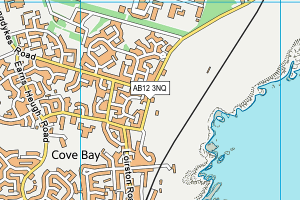 AB12 3NQ map - OS VectorMap District (Ordnance Survey)