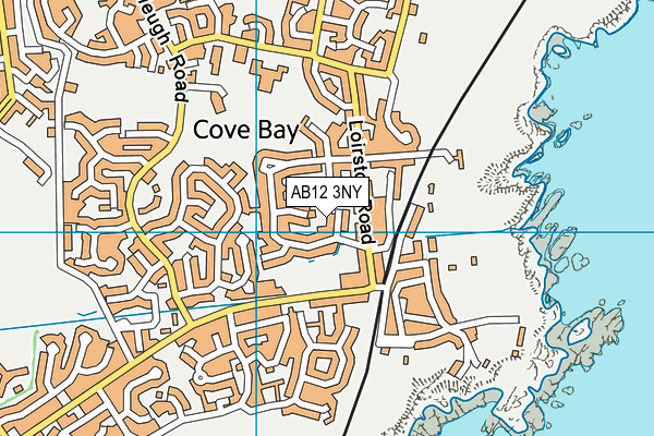 AB12 3NY map - OS VectorMap District (Ordnance Survey) AB12 3NY map - OS VectorMap District (Ordnance Survey)
