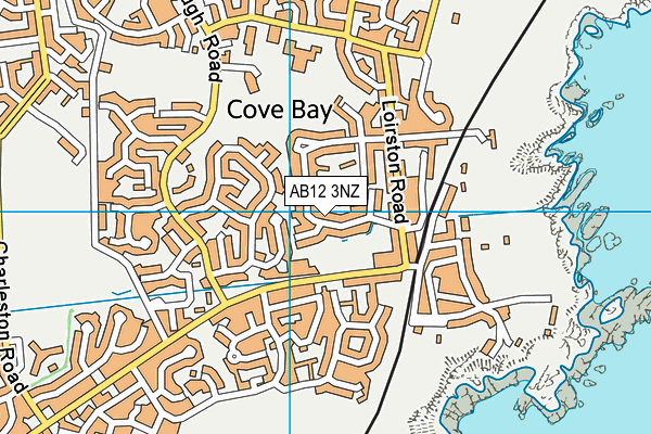 AB12 3NZ map - OS VectorMap District (Ordnance Survey) AB12 3NZ map - OS VectorMap District (Ordnance Survey)