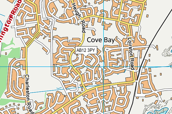 AB12 3PY map - OS VectorMap District (Ordnance Survey) AB12 3PY map - OS VectorMap District (Ordnance Survey)