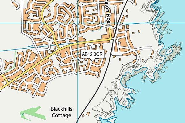 AB12 3QR map - OS VectorMap District (Ordnance Survey) AB12 3QR map - OS VectorMap District (Ordnance Survey)