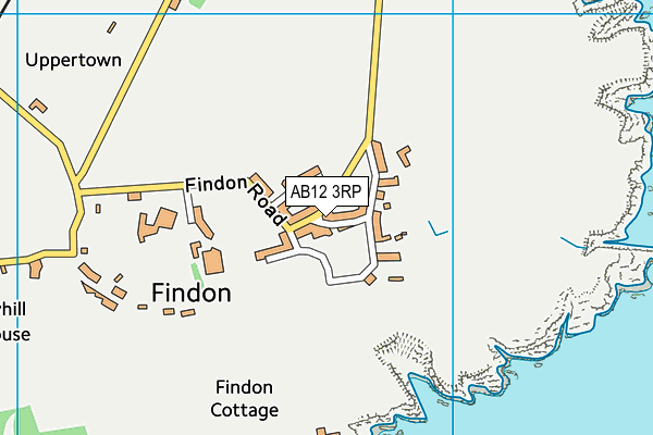 AB12 3RP map - OS VectorMap District (Ordnance Survey)