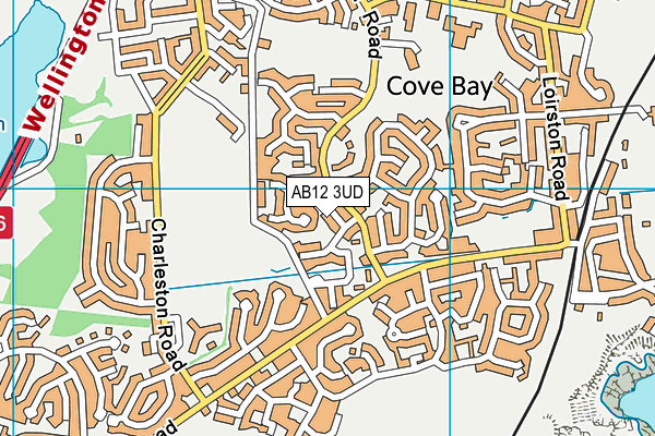 AB12 3UD map - OS VectorMap District (Ordnance Survey) AB12 3UD map - OS VectorMap District (Ordnance Survey)