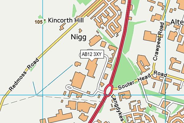AB12 3XY map - OS VectorMap District (Ordnance Survey) AB12 3XY map - OS VectorMap District (Ordnance Survey)