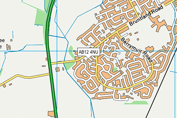 AB12 4NU map - OS VectorMap District (Ordnance Survey) AB12 4NU map - OS VectorMap District (Ordnance Survey)