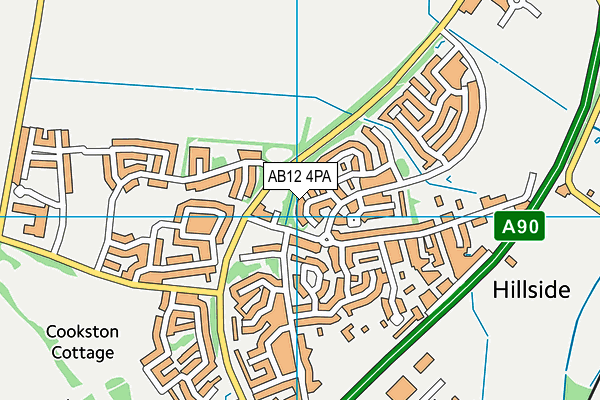 AB12 4PA map - OS VectorMap District (Ordnance Survey) AB12 4PA map - OS VectorMap District (Ordnance Survey)