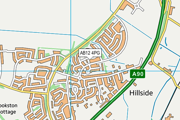 AB12 4PG map - OS VectorMap District (Ordnance Survey) AB12 4PG map - OS VectorMap District (Ordnance Survey)