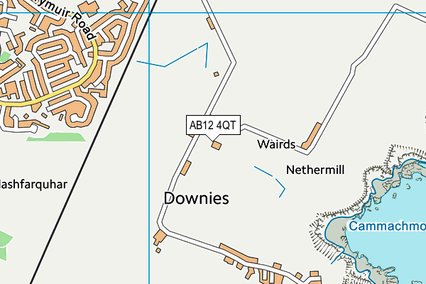 AB12 4QT map - OS VectorMap District (Ordnance Survey) AB12 4QT map - OS VectorMap District (Ordnance Survey)