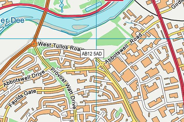 AB12 5AD map - OS VectorMap District (Ordnance Survey) AB12 5AD map - OS VectorMap District (Ordnance Survey)
