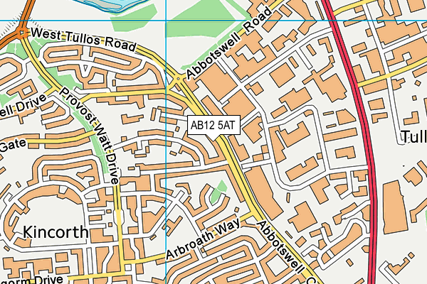 AB12 5AT map - OS VectorMap District (Ordnance Survey) AB12 5AT map - OS VectorMap District (Ordnance Survey)