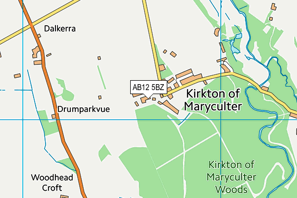 AB12 5BZ map - OS VectorMap District (Ordnance Survey) AB12 5BZ map - OS VectorMap District (Ordnance Survey)