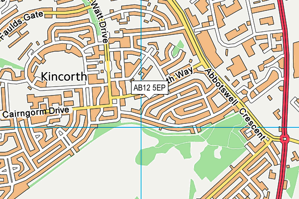 AB12 5EP map - OS VectorMap District (Ordnance Survey) AB12 5EP map - OS VectorMap District (Ordnance Survey)