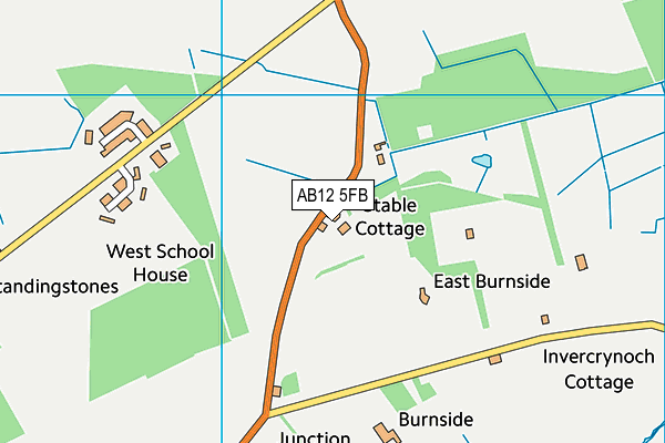 AB12 5FB map - OS VectorMap District (Ordnance Survey) AB12 5FB map - OS VectorMap District (Ordnance Survey)