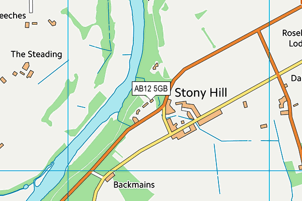 AB12 5GB map - OS VectorMap District (Ordnance Survey) AB12 5GB map - OS VectorMap District (Ordnance Survey)