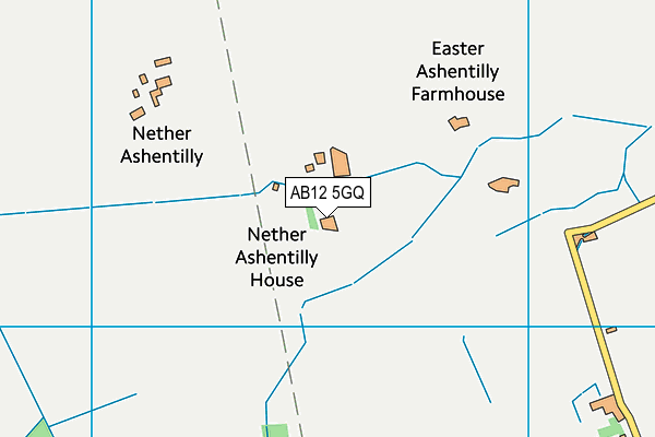 AB12 5GQ map - OS VectorMap District (Ordnance Survey)