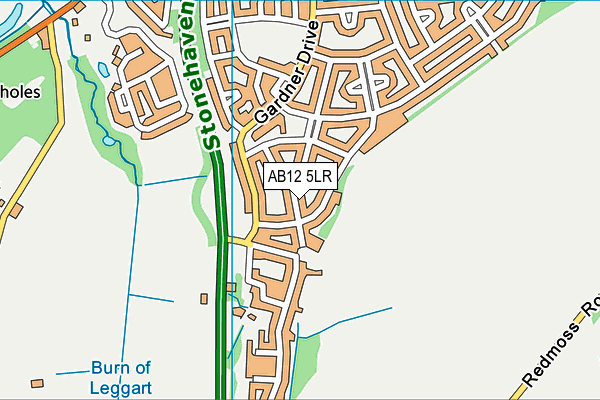 AB12 5LR map - OS VectorMap District (Ordnance Survey) AB12 5LR map - OS VectorMap District (Ordnance Survey)