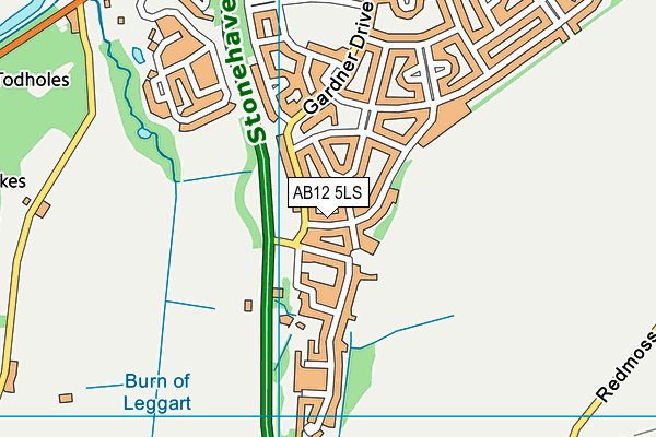 AB12 5LS map - OS VectorMap District (Ordnance Survey) AB12 5LS map - OS VectorMap District (Ordnance Survey)