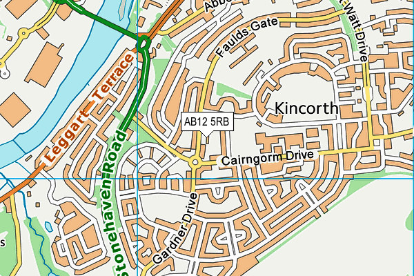 AB12 5RB map - OS VectorMap District (Ordnance Survey) AB12 5RB map - OS VectorMap District (Ordnance Survey)