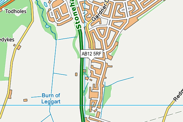 AB12 5RF map - OS VectorMap District (Ordnance Survey) AB12 5RF map - OS VectorMap District (Ordnance Survey)