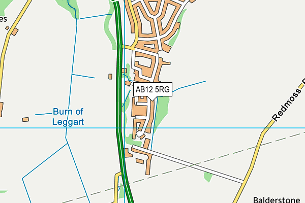AB12 5RG map - OS VectorMap District (Ordnance Survey) AB12 5RG map - OS VectorMap District (Ordnance Survey)