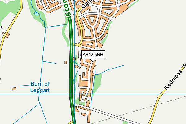 AB12 5RH map - OS VectorMap District (Ordnance Survey) AB12 5RH map - OS VectorMap District (Ordnance Survey)