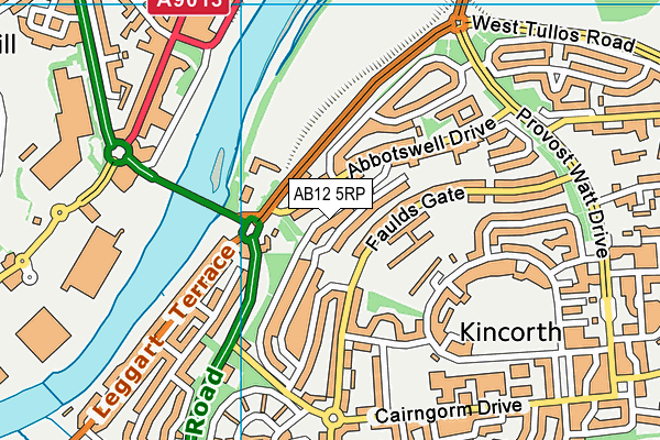 AB12 5RP map - OS VectorMap District (Ordnance Survey) AB12 5RP map - OS VectorMap District (Ordnance Survey)