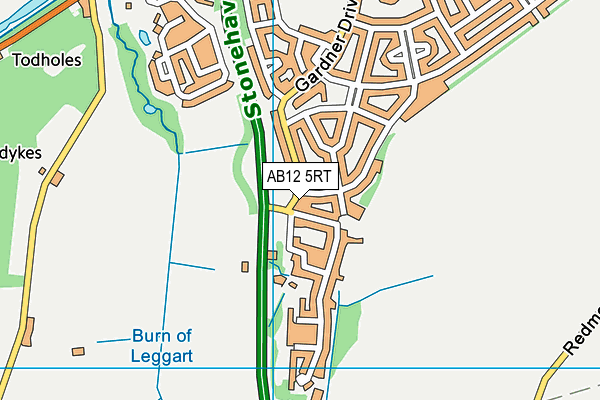 AB12 5RT map - OS VectorMap District (Ordnance Survey) AB12 5RT map - OS VectorMap District (Ordnance Survey)
