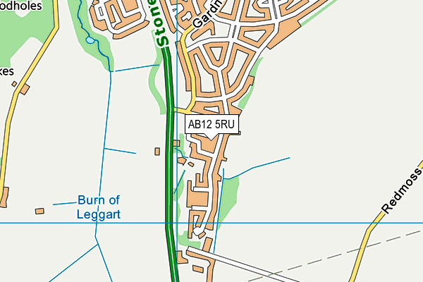 AB12 5RU map - OS VectorMap District (Ordnance Survey) AB12 5RU map - OS VectorMap District (Ordnance Survey)