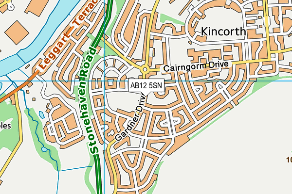 AB12 5SN map - OS VectorMap District (Ordnance Survey) AB12 5SN map - OS VectorMap District (Ordnance Survey)