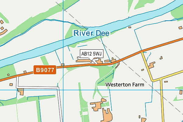 AB12 5WJ map - OS VectorMap District (Ordnance Survey) AB12 5WJ map - OS VectorMap District (Ordnance Survey)