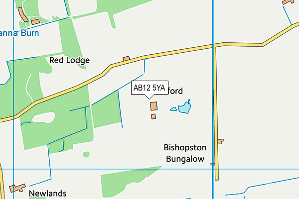 AB12 5YA map - OS VectorMap District (Ordnance Survey) AB12 5YA map - OS VectorMap District (Ordnance Survey)
