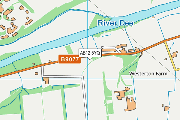 AB12 5YQ map - OS VectorMap District (Ordnance Survey)