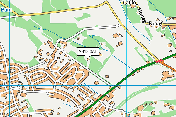 AB13 0AL map - OS VectorMap District (Ordnance Survey) AB13 0AL map - OS VectorMap District (Ordnance Survey)