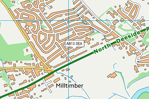 AB13 0EA map - OS VectorMap District (Ordnance Survey) AB13 0EA map - OS VectorMap District (Ordnance Survey)