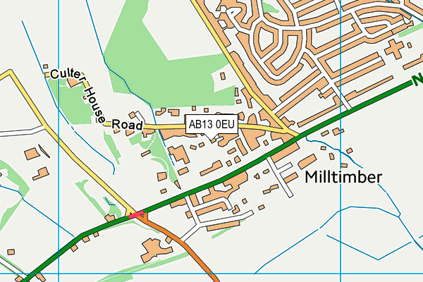 AB13 0EU map - OS VectorMap District (Ordnance Survey) AB13 0EU map - OS VectorMap District (Ordnance Survey)