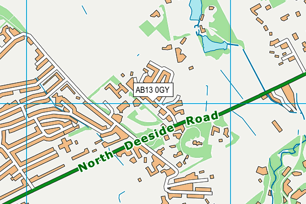 AB13 0GY map - OS VectorMap District (Ordnance Survey) AB13 0GY map - OS VectorMap District (Ordnance Survey)
