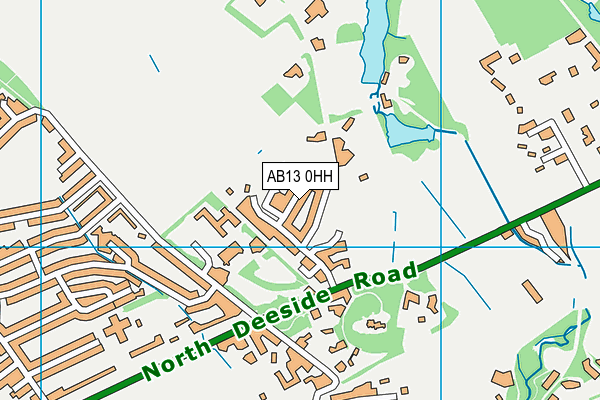 AB13 0HH map - OS VectorMap District (Ordnance Survey) AB13 0HH map - OS VectorMap District (Ordnance Survey)