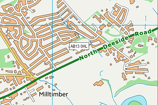 AB13 0HL map - OS VectorMap District (Ordnance Survey) AB13 0HL map - OS VectorMap District (Ordnance Survey)