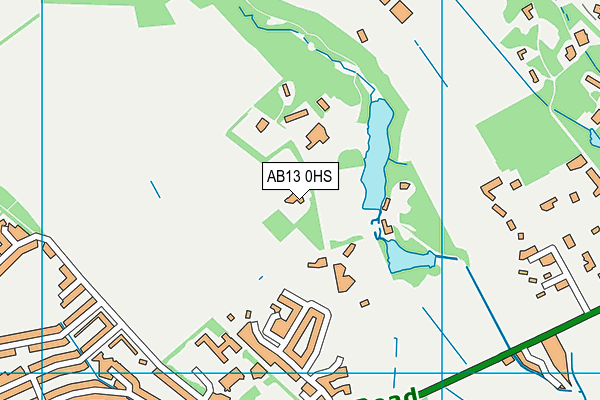 AB13 0HS map - OS VectorMap District (Ordnance Survey) AB13 0HS map - OS VectorMap District (Ordnance Survey)