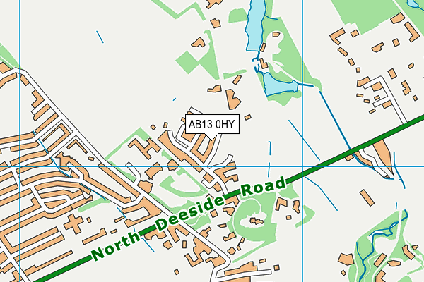 AB13 0HY map - OS VectorMap District (Ordnance Survey) AB13 0HY map - OS VectorMap District (Ordnance Survey)