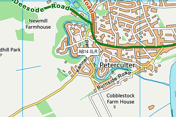 AB14 0LR map - OS VectorMap District (Ordnance Survey) AB14 0LR map - OS VectorMap District (Ordnance Survey)
