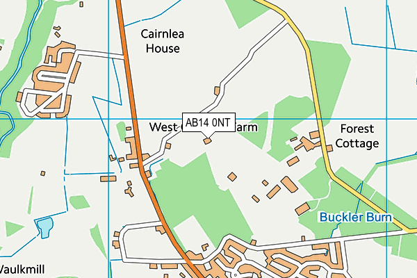 AB14 0NT map - OS VectorMap District (Ordnance Survey) AB14 0NT map - OS VectorMap District (Ordnance Survey)