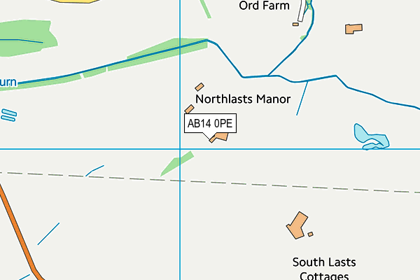 AB14 0PE map - OS VectorMap District (Ordnance Survey) AB14 0PE map - OS VectorMap District (Ordnance Survey)