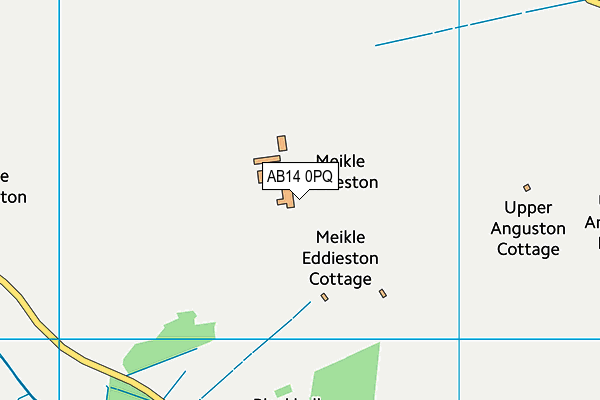 AB14 0PQ map - OS VectorMap District (Ordnance Survey) AB14 0PQ map - OS VectorMap District (Ordnance Survey)