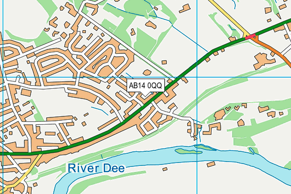 AB14 0QQ map - OS VectorMap District (Ordnance Survey) AB14 0QQ map - OS VectorMap District (Ordnance Survey)