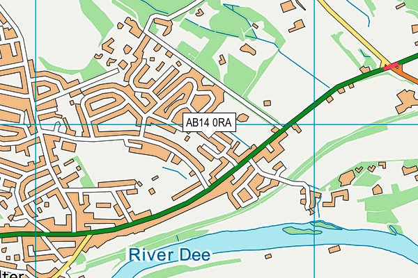 AB14 0RA map - OS VectorMap District (Ordnance Survey) AB14 0RA map - OS VectorMap District (Ordnance Survey)