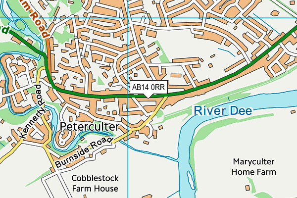 AB14 0RR map - OS VectorMap District (Ordnance Survey) AB14 0RR map - OS VectorMap District (Ordnance Survey)