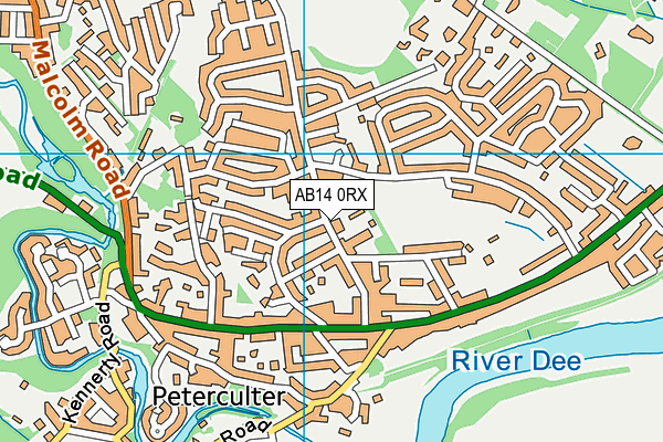 AB14 0RX map - OS VectorMap District (Ordnance Survey) AB14 0RX map - OS VectorMap District (Ordnance Survey)